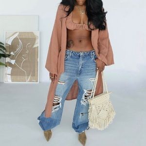 Devyn Bralette Top - Mocha